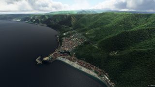 Screenshot 3 — Italy 20 M Terrain Mesh (DEM) Scenery