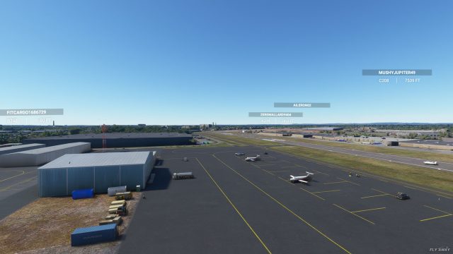 Screenshot 1 — Linden Airport (KLDJ) Scenery