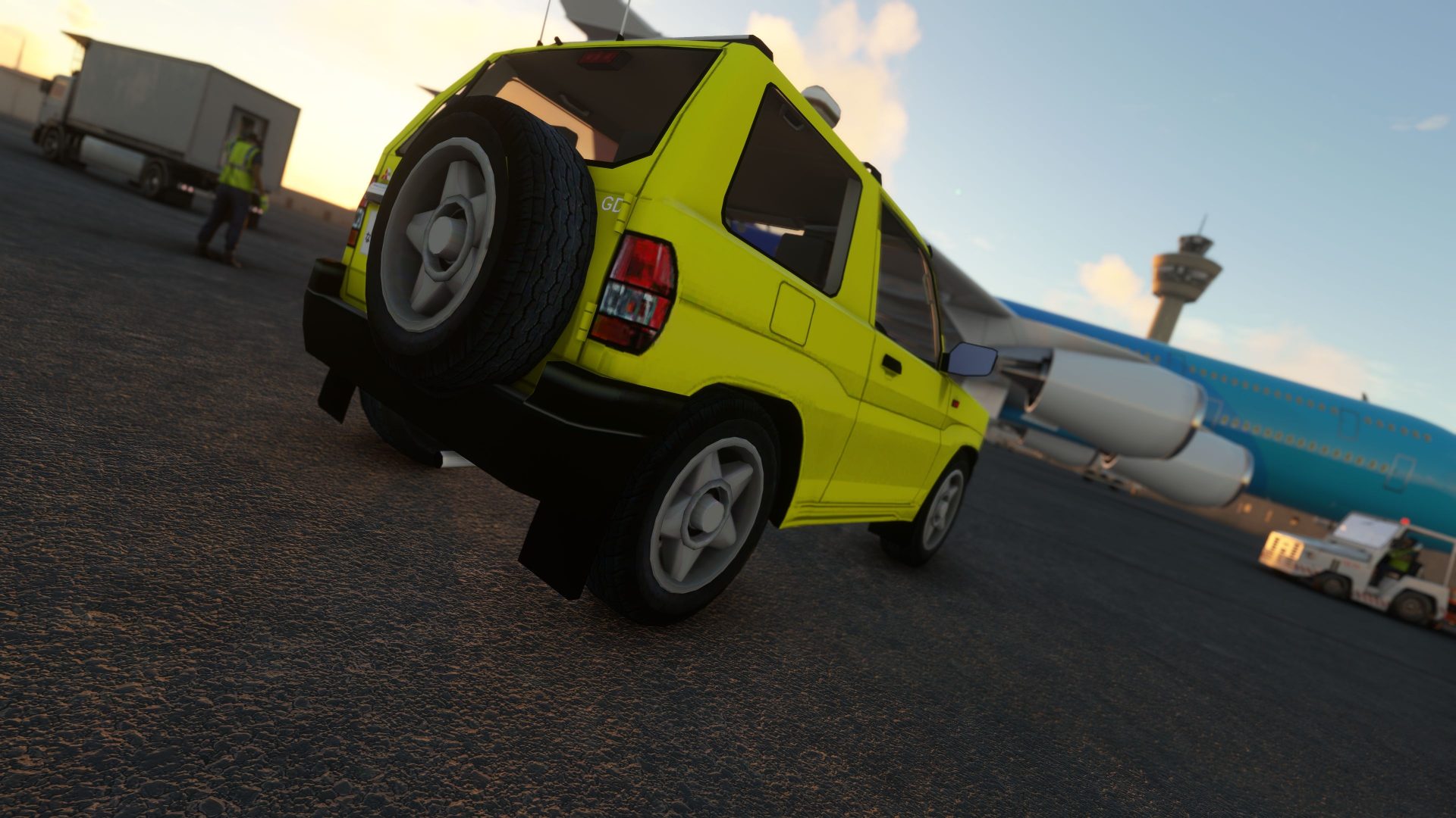 Mfs Vehicles Mitsubishi Pajero/Shogun Drivable Car for MSFS