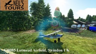 Screenshot 2 — Lotmead Farm Airstrip / Wanborough (GB085) Scenery