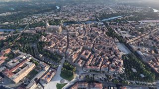 Screenshot 3 — Albi, France City Area Scenery