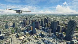 Screenshot 1 — City of Dallas, Texas (Enhanced) Scenery Pack