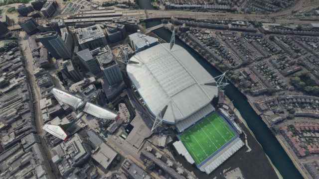 Screenshot 1 — Cardiff City Scenery