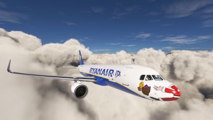 Ryanair Santa Livery Mega Pack For A320 Stock Flybywire PMDG 737 For MSFS