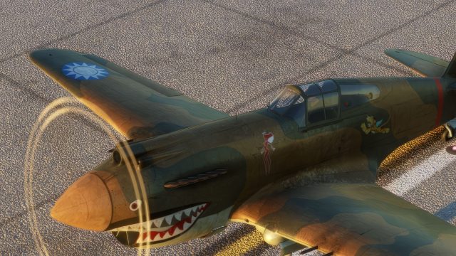 Screenshot 1 — Curtiss P-40 Tomahawk