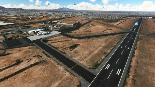 Screenshot 1 — Ciudad Juárez International Airport (MMCS) Terminal Scenery