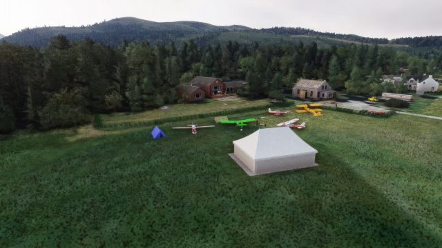 Screenshot 1 — Glenforsa Airfield (EG13) Isle of Mull Scenery