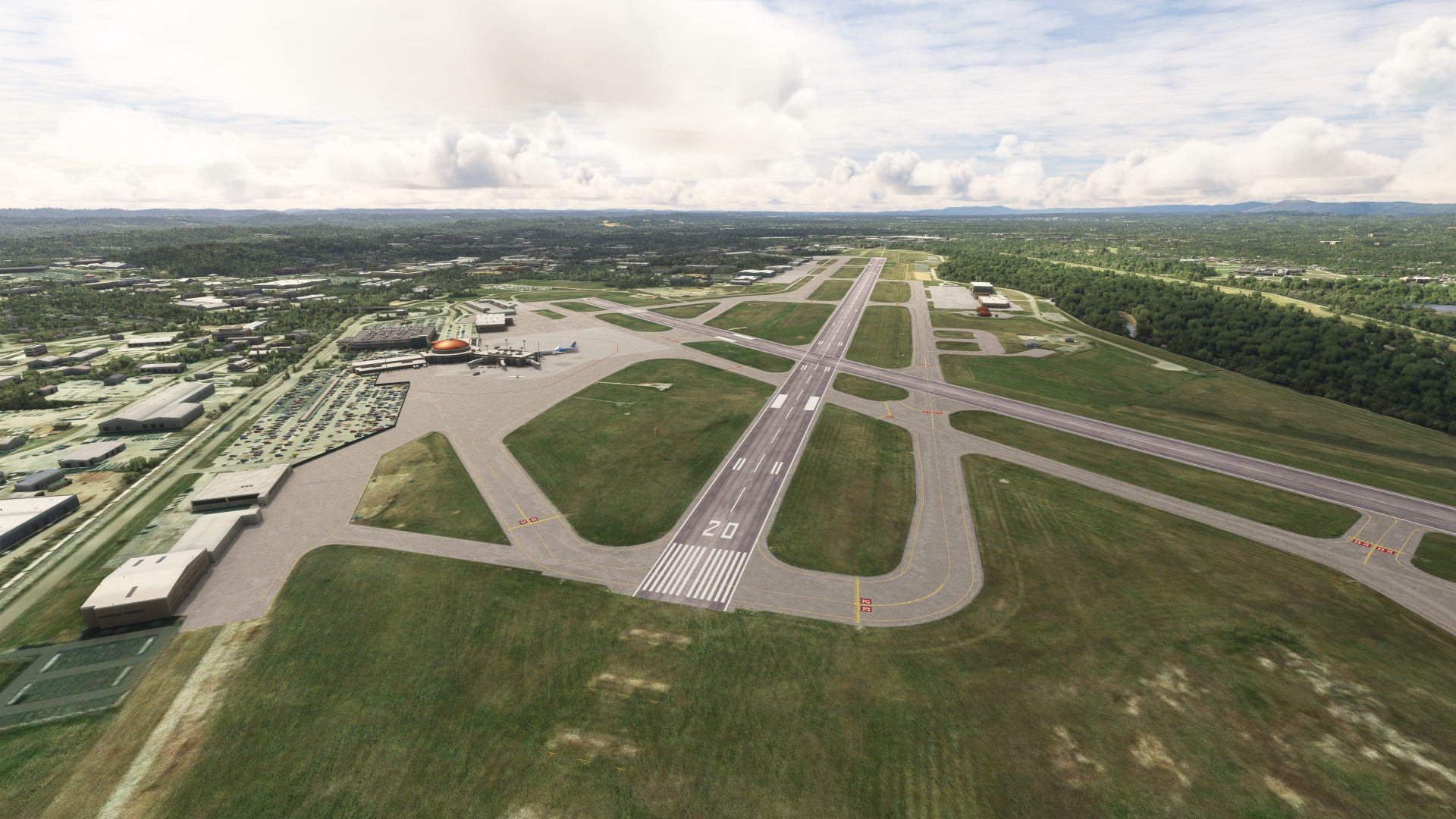 Chattanooga Metropolitan Airport / Lovell Field (KCHA) Scenery for MSFS