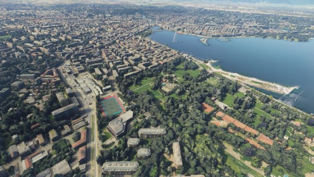 Screenshot 1 — Geneva City Photogrammetry Scenery