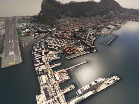 Gibraltar Photogrammetry Scenery for MSFS (2020 & 2024) flight simulator