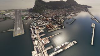 Screenshot 1 — Gibraltar Photogrammetry Scenery