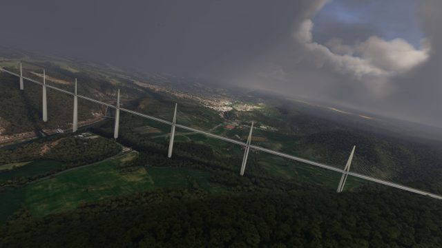 Screenshot 1 — Millau Viaduct Scenery