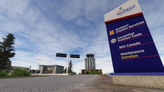 Screenshot 1 — Greater Sudbury Airport (CYSB) Scenery
