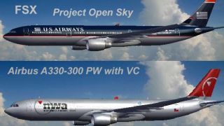 Screenshot 5 — US Airways/Northwest Airbus A330-300
