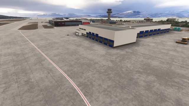Screenshot 1 — Tromsø Airport (ENTC) Scenery
