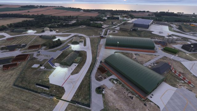 Screenshot 1 — RAF Lossiemouth (EGQS) Scenery