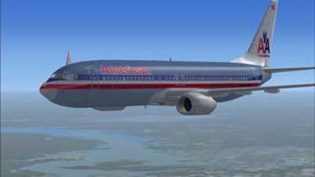 Screenshot 1 — American Boeing 737-800