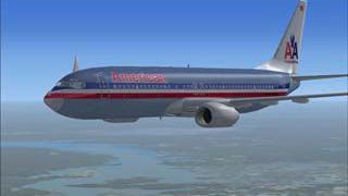 Screenshot 1 — American Boeing 737-800