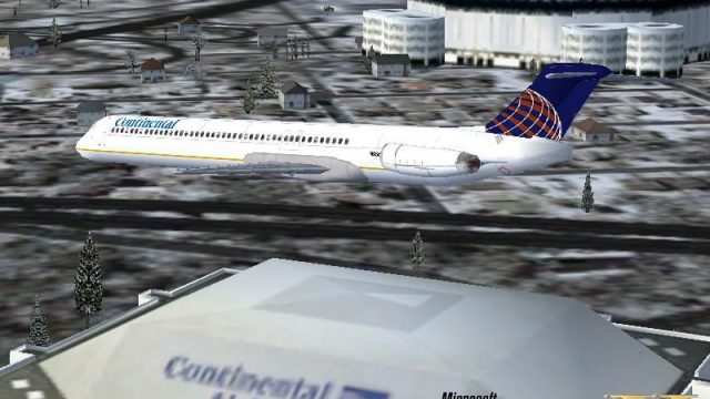 Screenshot 1 — Continental Airlines MD-83 pack