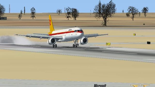 Screenshot 1 — Continental Airlines Airbus A321 repaint pack