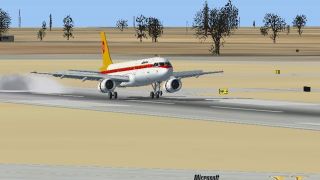 Screenshot 1 — Continental Airlines Airbus A321 repaint pack