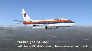 Screenshot 1 — YeoDesigns Boeing 737-200 pack