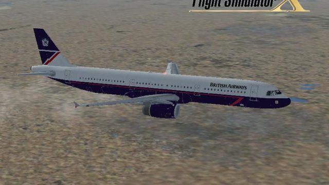 Screenshot 1 — British Airways Airbus A321 1980's livery