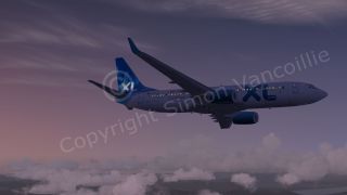 Screenshot 1 — XL Airways Boeing 737-800 reg D-AXLE