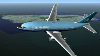 Screenshot 17 — Maersk Air Boeing 737-2L9 reg OY-MBZ