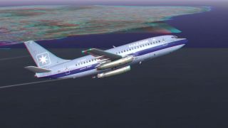 Screenshot 4 — Maersk Air Boeing 737-2L9 reg OY-MBZ
