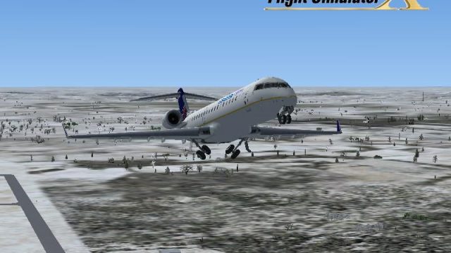 Screenshot 1 — Continental Express CRJ-700