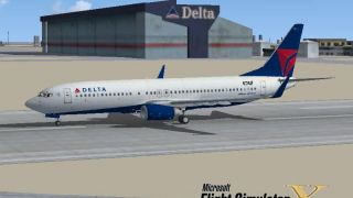 Screenshot 1 — Delta Airlines Boeing 737-800, reg N3744F