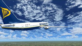 Screenshot 1 — Ryanair Boeing 737-800, reg EI-DAP