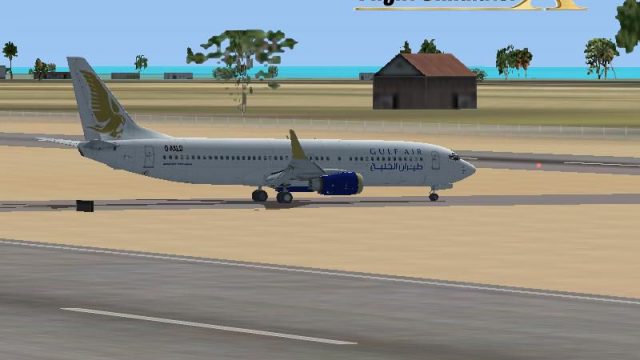 Screenshot 1 — Gulf Air Boeing 737-800