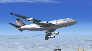 Screenshot 1 — Air Canada Boeing 747-400 circa 1994-2004