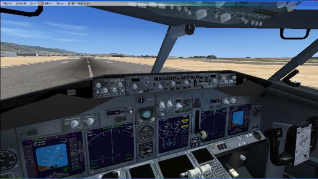 Screenshot 1 — Boeing 737 With Virtual Cockpit