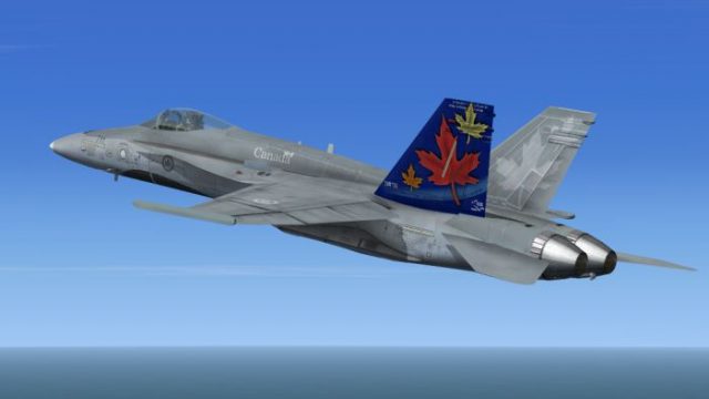 Screenshot 1 — Acceleration RCAF F/A-18