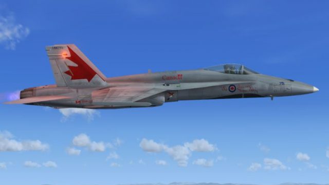 Screenshot 1 — Accel F/A-18 RCAF - 425 Sqn, 70 Years (1995)