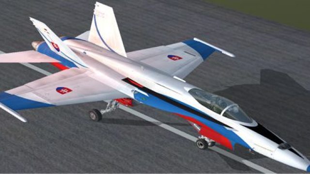 Screenshot 1 — Acceleration Slovak Air Force F/A-18