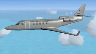 Screenshot 1 — USAF Low Vis Grey Gulfstream