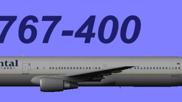 Screenshot 1 — FS2002-FS004 Continental Airlines Boeing 767-400 (GE)