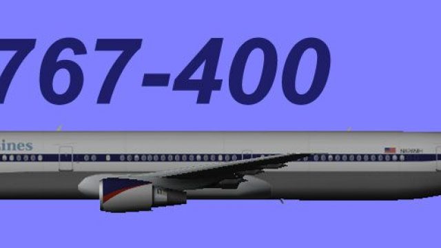 Screenshot 1 — FS2002-FS2004 Delta Airlines Boeing 767-400 (GE) Mid '90s
