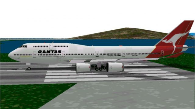 Screenshot 1 — Fs98 Qantas Airlines Intl. Boeing 747-400