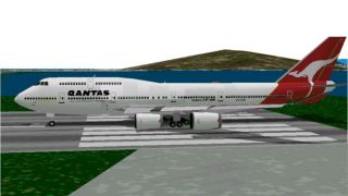 Screenshot 1 — Fs98 Qantas Airlines Intl. Boeing 747-400