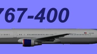 Screenshot 1 — FS2002-FS2004 Delta Airlines Boeing 767-400 (GE) New Colors