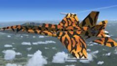 Screenshot 6 — Fictional Tigerskin F/A-18 Hornet