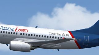 Screenshot 1 — Palmetto Express Boeing 737-600