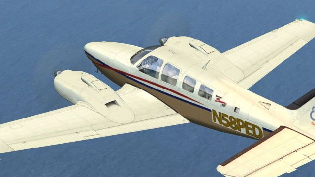Screenshot 1 — Creme Beechcraft Baron 58