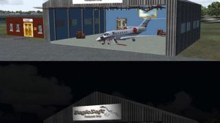 Screenshot 1 — Eaglesoft FBO & Hangar Scenery Kit