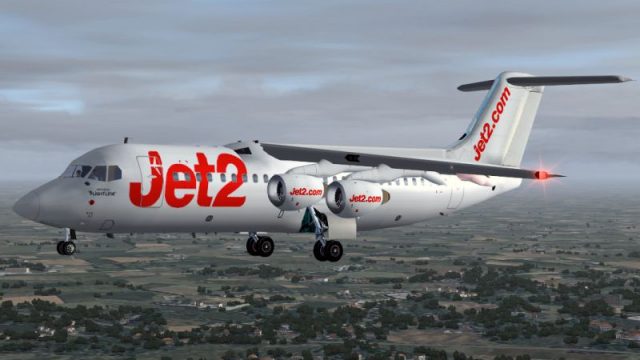 Screenshot 1 — Jet2 BAe 146-300